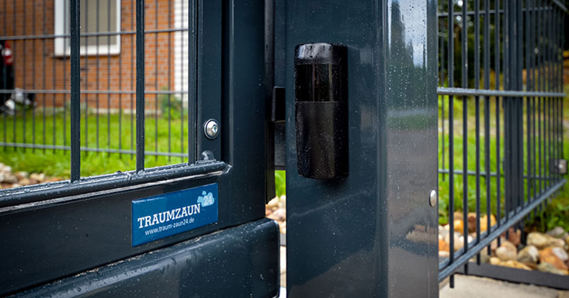 traum zaun24 schiebetor freitragend montage zubehoer