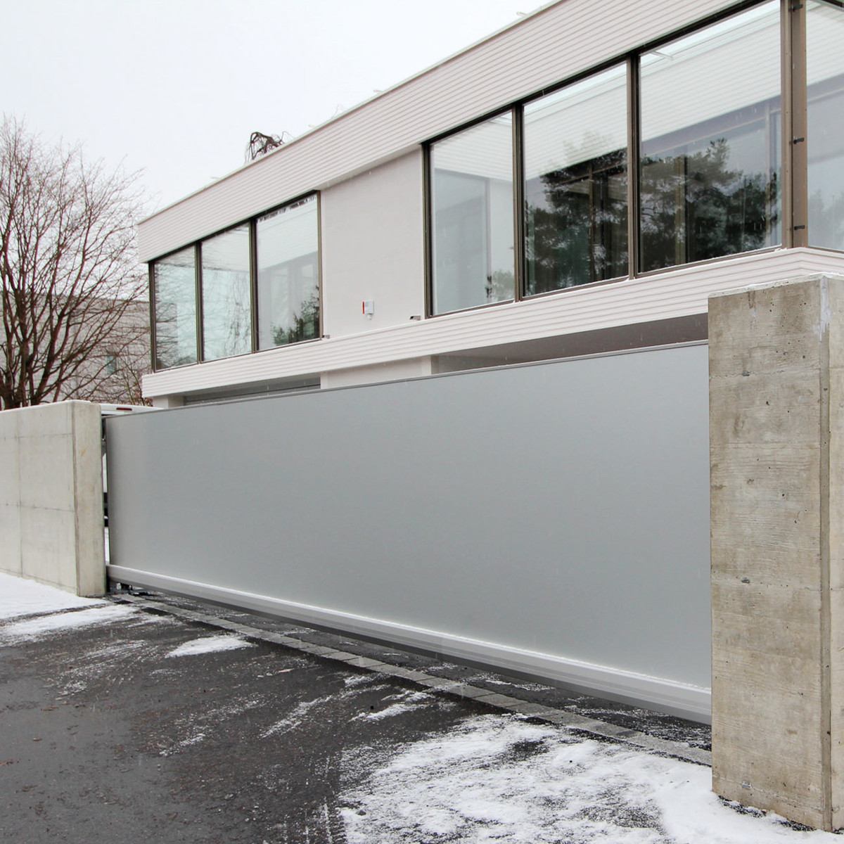 Alu Schiebetor Sylt Eloxal